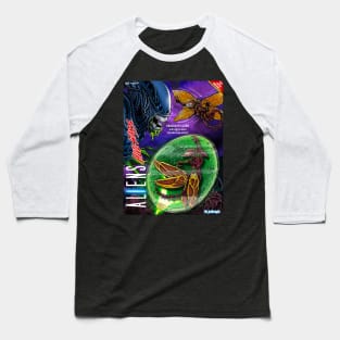 Dragon Fly Alien action figure Baseball T-Shirt